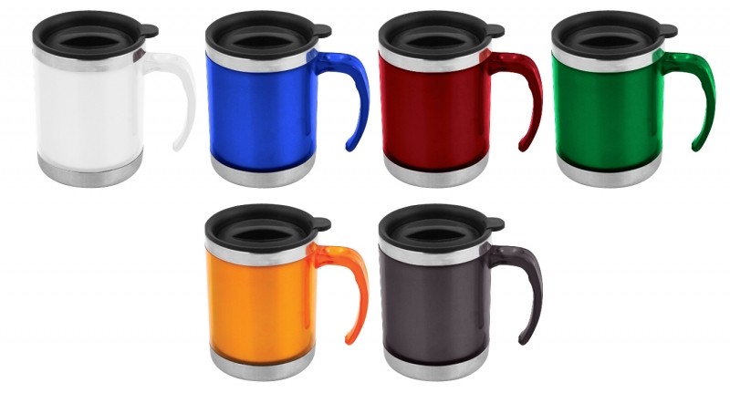 Mug De Acero Inoxidable — otro ángulo