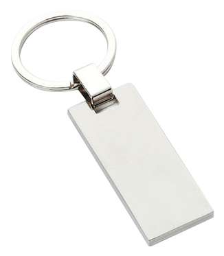 Llavero Metal plano rectangular — detalle
