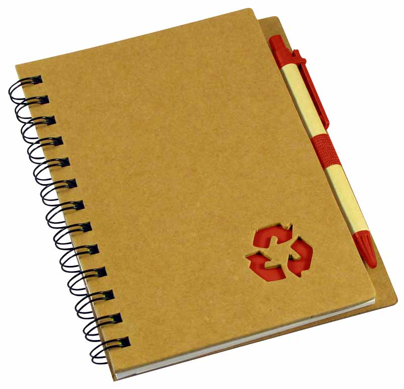 Cuaderno Ecológico 13 x 18 x 1.2 cm. aprox. — detalle