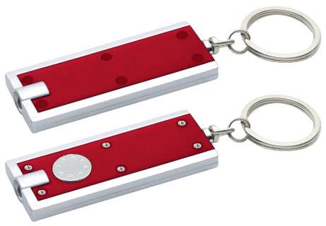 Llavero linterna led — colores disponibles